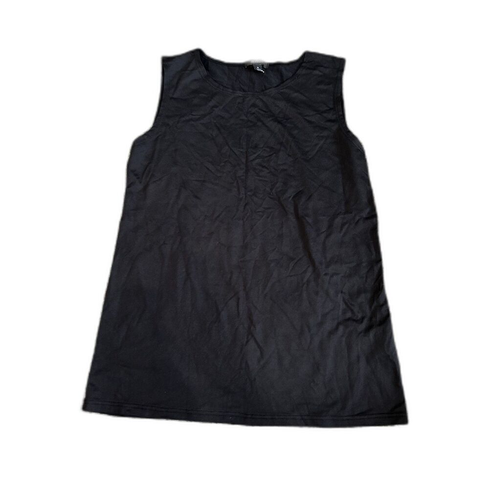 Alfani sleeveless black tank top blouse M
